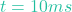 t = 10ms