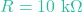R = 10\text{ k}\Omega