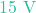15\text{ V}