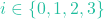 i \in \{0, 1, 2, 3\}