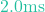 2.0\text{ms}