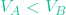 V_A < V_B