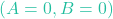 (A = 0, B = 0)