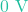 0\text{ V}