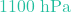 1100\text{ hPa}