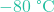 -80\text{ &deg;C}