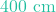 400\text{ cm}