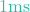 1\text{ms}