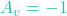 A_v = -1