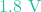 1.8\text{ V}