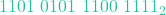 1101\ 0101\ 1100\ 1111_2