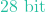 28 \text{ bit}