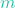 m