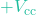 +V_{\text{cc}}