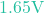 1.65\text{V}
