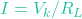 I = V_k / R_L