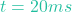 t=20ms