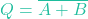 Q = \overline{A + B}