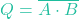 Q = \overline{A \cdot B}