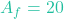 A_f = 20
