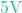 5\text{V}