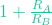 1 + \frac{R_A}{R_B}