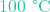 100\text{ &deg;C}