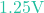 1.25\text{V}