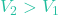 V_2 > V_1