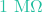1\text{ M}\Omega