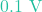 0.1\text{ V}