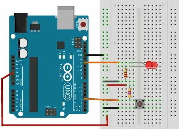 Arduino ile Buton Kullanımı Pull Up Direnç pull up direnç,arduino ile buton kullanımı
