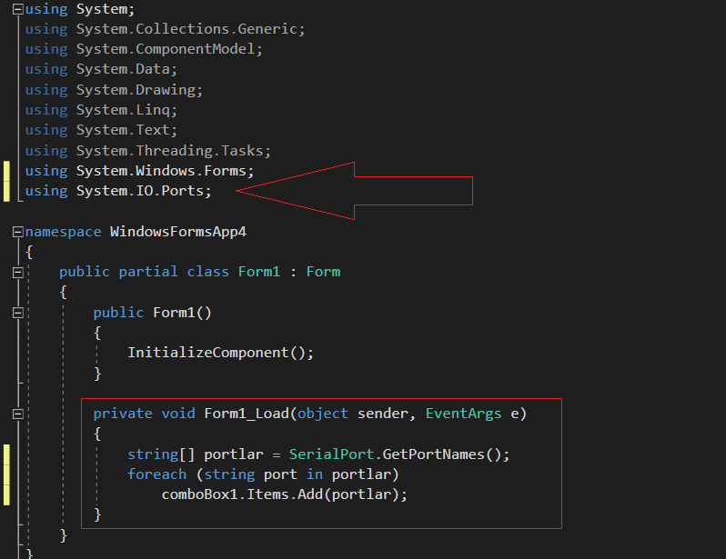 C# İle Arduino Kontrolü ve Haberleşme Nasıl Yapılır? C# İle Arduino Kontrolü,c# ile arduino programlama,arduino windows form C# İle Arduino Kontrolü ve Haberleşme Nasıl Yapılır? C# İle Arduino Kontrolü,c# ile arduino programlama,arduino windows form