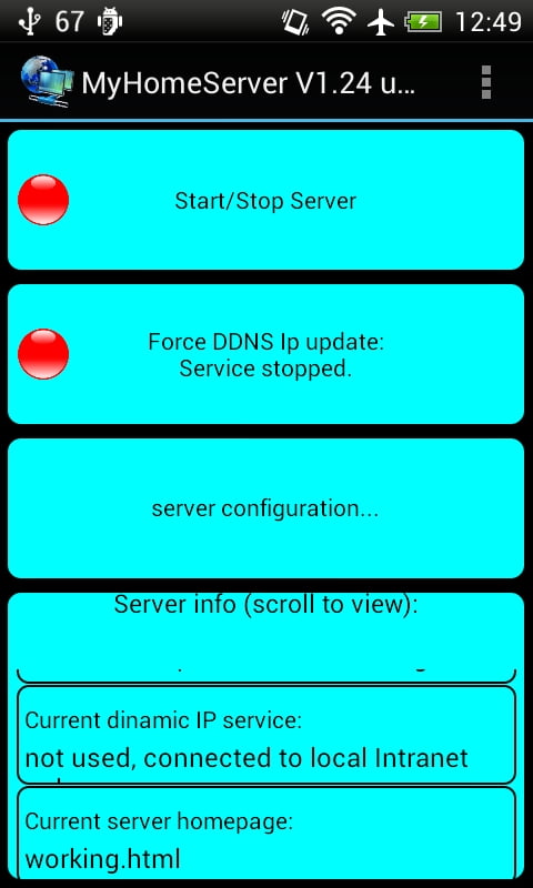 android web sunucu, Eski Telefonu, Android Web Sunucu ‘ya Dönüştürmek