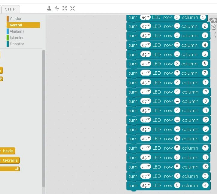 mBlock ile Arduino! Dot Matrix Modül Kullanımı mblock dot matrix,dot matrix kullanımı,arduino dot matrix kullanımı,arduino max7219 dot matrix kullanımı,arduino 8x8 led matrix kullanımı