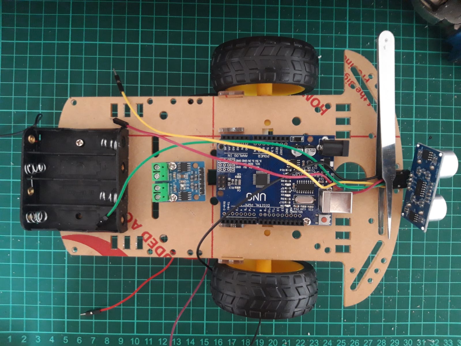 mBlock ile Arduino! Engelden Kaçan Robot Projesi mblock engelden kaçan robot