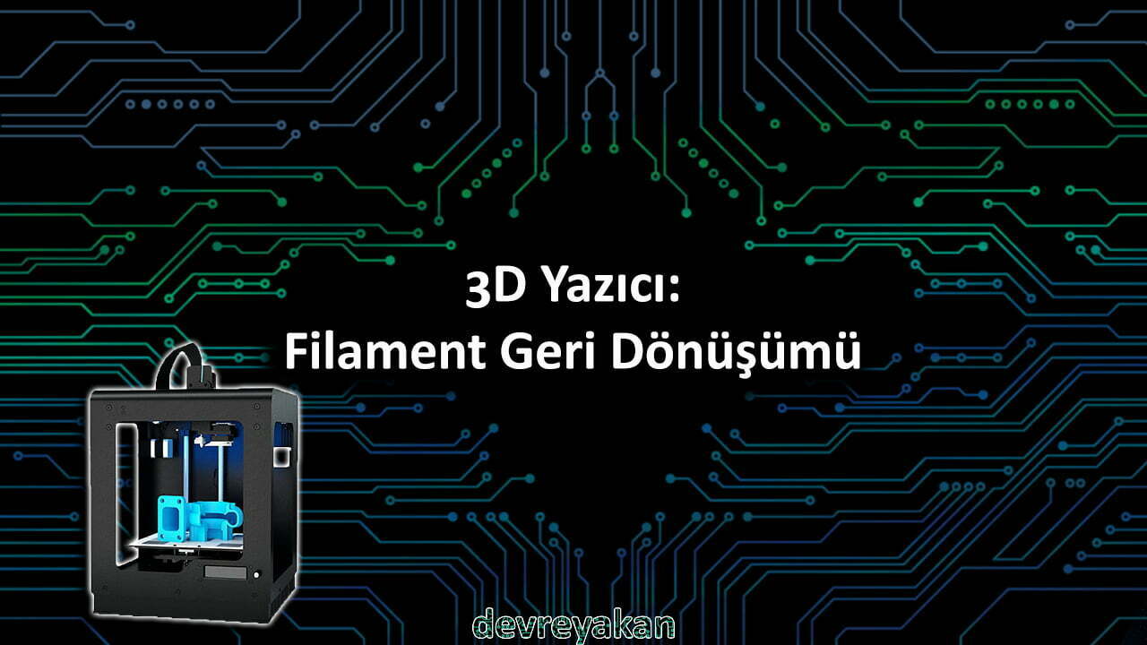 3D Yazıcı: Filament Geri Dönüşümü filament geri dönüşüm,pla filament geri dönüşüm,geri dönüştürülmüş filament