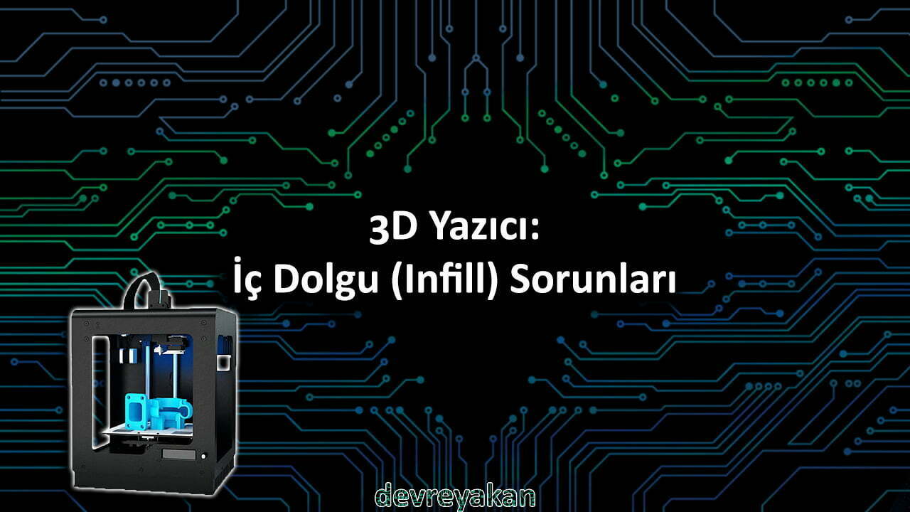 3D Yazıcı: İç Dolgu (Infill) Sorunları
