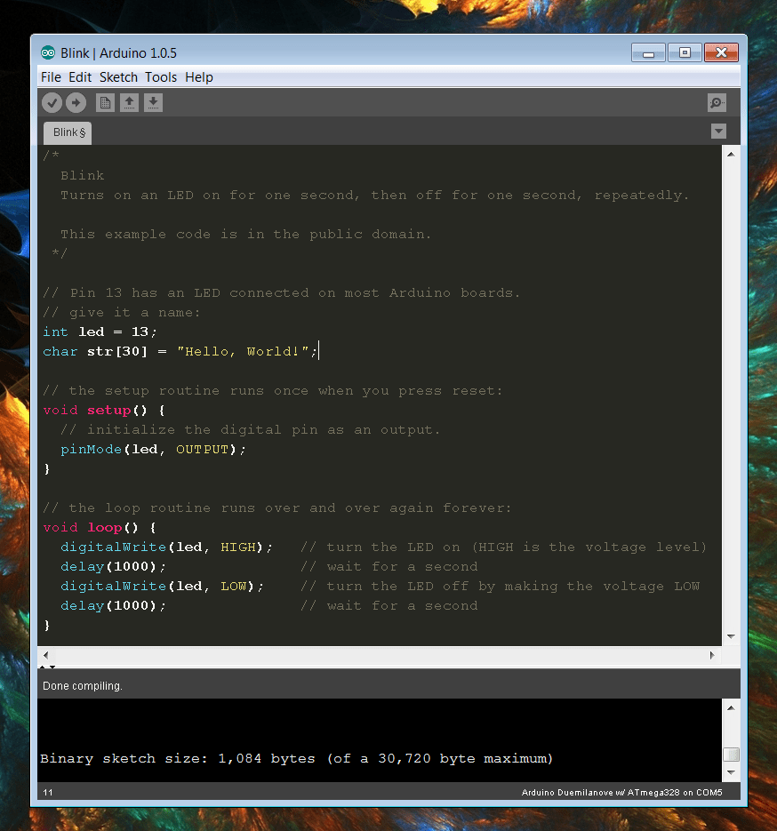arduino tema, Arduino IDE’ye Tema Kurmak