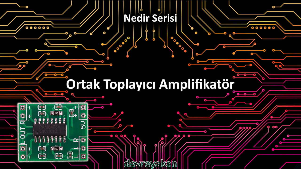 Ortak Toplayıcı Yükselteç / Common Collector Amplifier Devre parça eleman şema nasıl yapılır şemalar