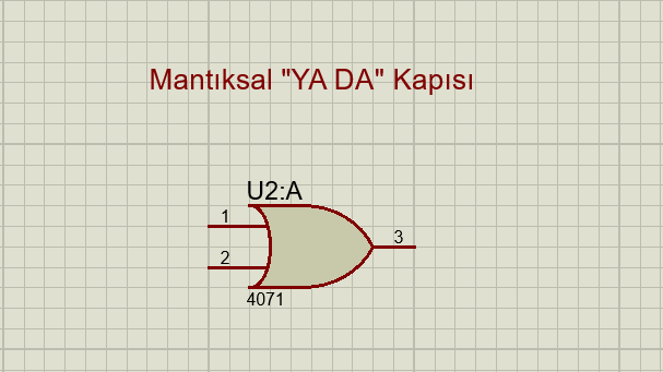 Mantıksal Veya (OR) Kapısı / Logic OR Gate veya kapısı,veya kapısı doğruluk tablosu,veya kapısı devresi