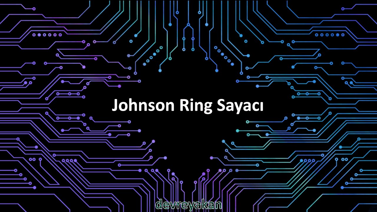Johnson Ring Sayacı Devre parça eleman şema nasıl yapılır şemalar