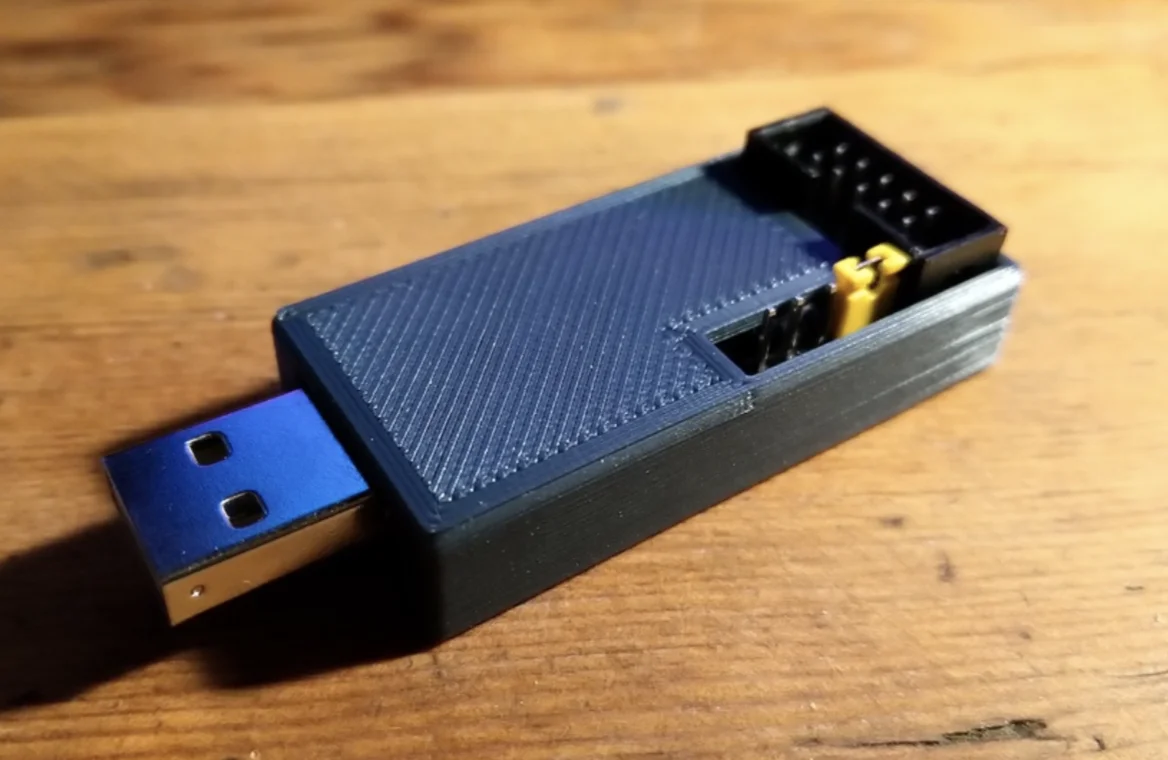 USBasp ile ATtiny Programlama USBasp ile ATtiny,attiny programlama,arduino ile attiny programlama USBasp 3D Kutu Tasarımı STL