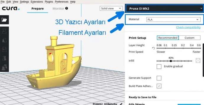 3D Yazıcı: Cura Kurulumu ve Ayarları cura kurulumu,ultimaker cura kurulum,cura kurulum,ultimaker cura kurulumu,cura ayarları