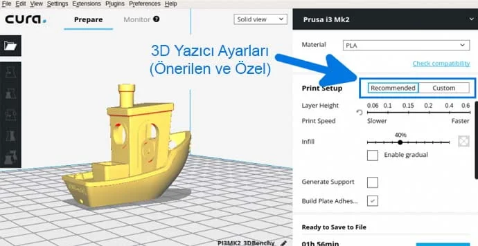 3D Yazıcı: Cura Kurulumu ve Ayarları cura kurulumu,ultimaker cura kurulum,cura kurulum,ultimaker cura kurulumu,cura ayarları