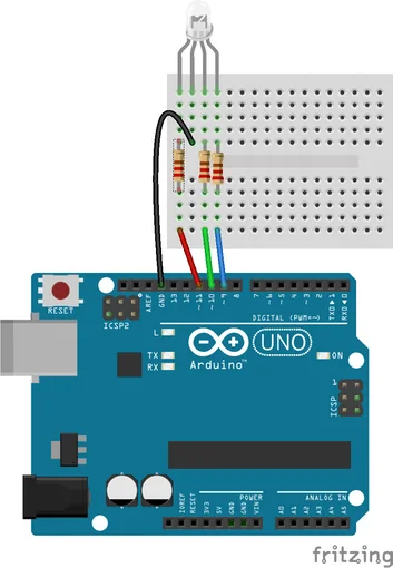 Arduino RGB Led Kullanımı arduino rgb led,arduino rgb led kullanımı,arduino ile rgb led kullanımı,arduino rgb led nedir,arduino rgb kullanımı Arduino RGB LED Bağlantı Şeması