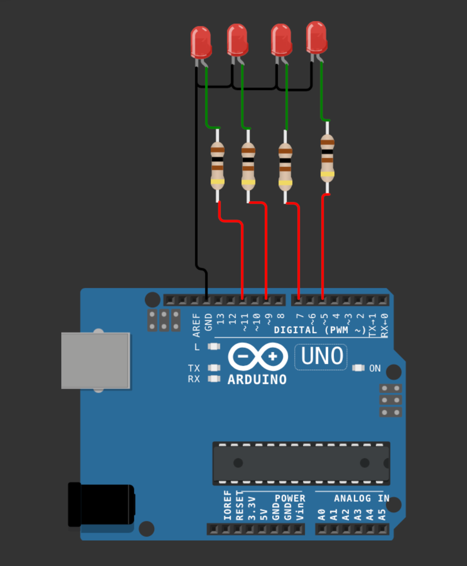 Arduino ile Binary Sayıcı Yapımı arduino ile binary sayıcı,arduino binary counter,arduino ikili sayıcı,ikili saymaç,binary counter Arduino ile Binary Sayıcı Yapımı arduino ile binary sayıcı,arduino binary counter,arduino ikili sayıcı,ikili saymaç,binary counter
