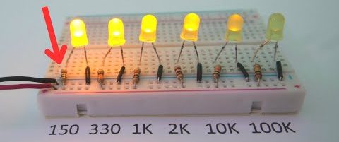 LEDlere Neden Direnç Bağlanır? ledlere neden direnç bağlanır,ledlere direnç bağlamak,ledlere kaçlık direnç,led direnç hesabı,led dirençleri