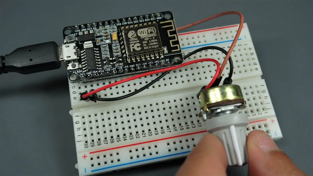 ESP8266 ADC Kullanımı ve Arduino IDE, MicroPython, Lua esp8266 adc ESP8266 ADC Analog Okuma