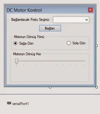 C# Bluetooth Motor Kontrol Arayüzü